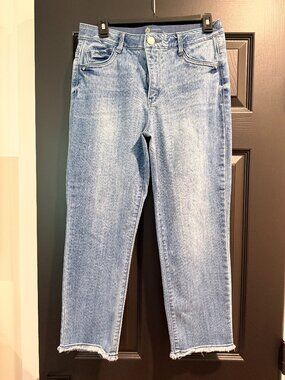 Democarcy "Ab"solution Petite Slim Straight Jean Size 8P, Near Perfect Condition